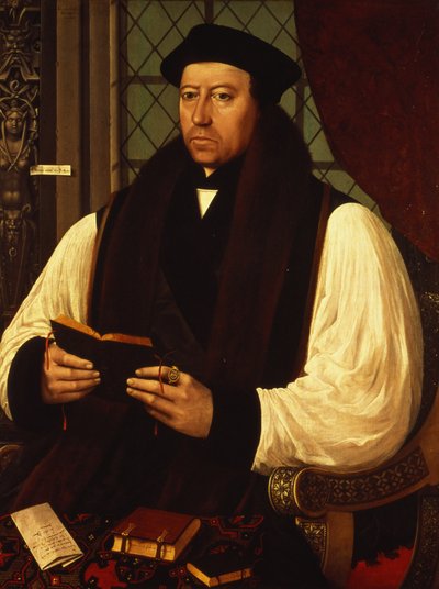 Porträt von Thomas Cranmer (1489-1556) 1546 von Gerlach Flicke